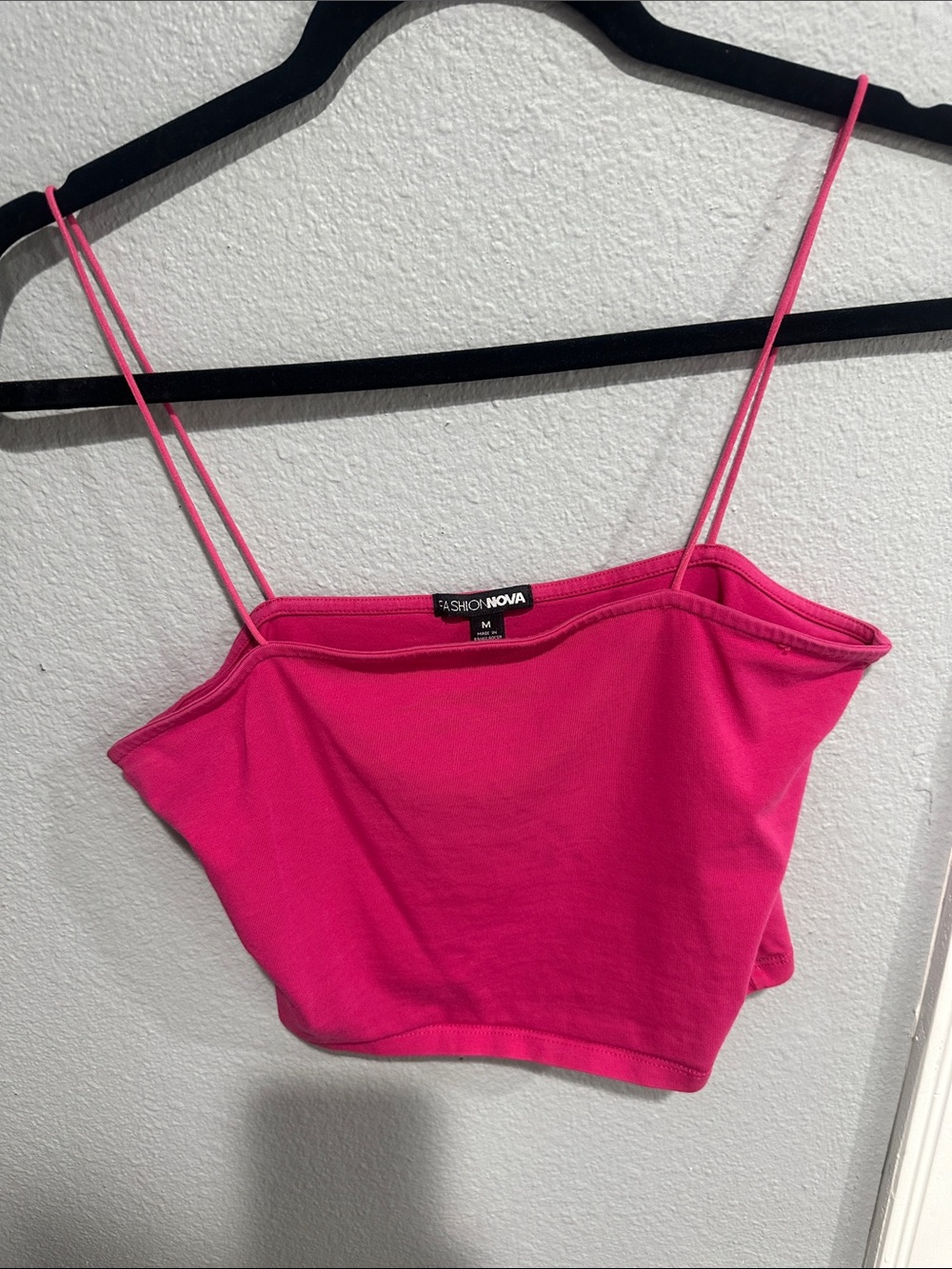 Fashion Nova Neon Pink Crop Cami